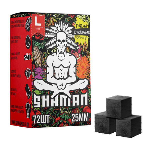 Кокосовый уголь Shaman 25мм в Иркутске