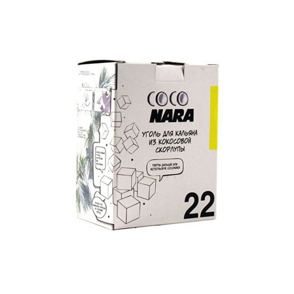 Уголь CocoNara 22мм для кальяна - 24 шт в Иркутске