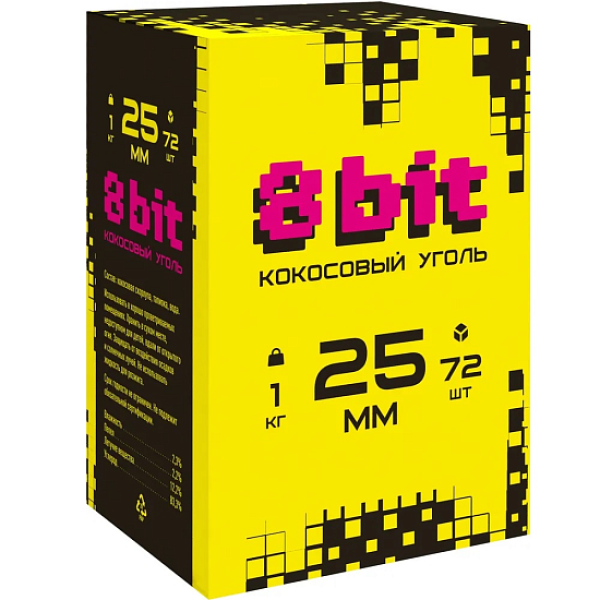 Кокосовый уголь Cocoloco 8bit 25мм в Иркутске