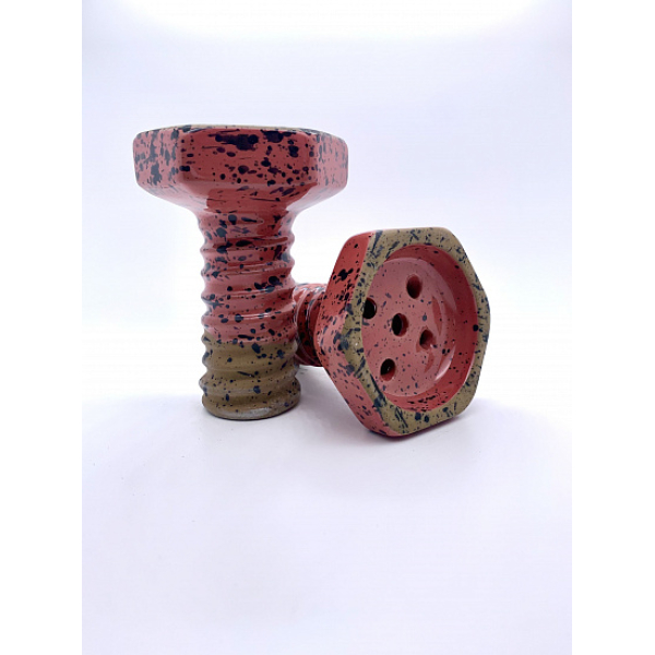 Чаша Thor Evil Screw Bowl Clay Красно Розовый в Иркутске