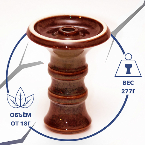 Чаша Thor Batega Phunnel Glaze (Коричневый) в Иркутске