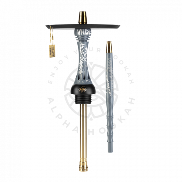 Кальян Alpha Hookah X VNDL Nardo Grey Серый (42 см) в Иркутске