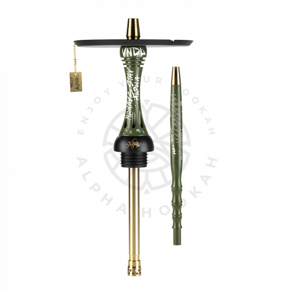 Кальян Alpha Hookah X VNDL Olive Зелёный (42 см) в Иркутске