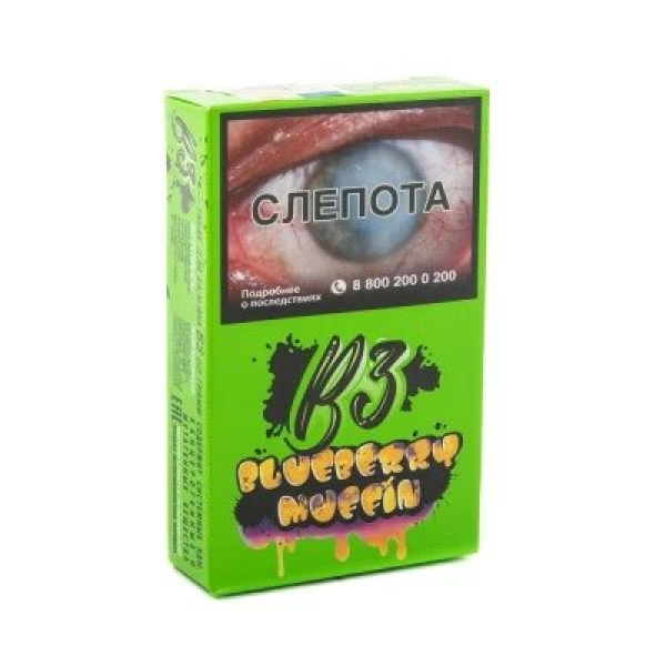 Табак B3 Blueberry Muffin (Черничный Маффин) 50 гр в Иркутске