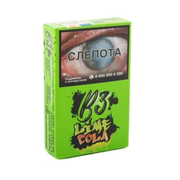 Табак B3 Lime Cola (Лайм Кола) 50 гр в Иркутске