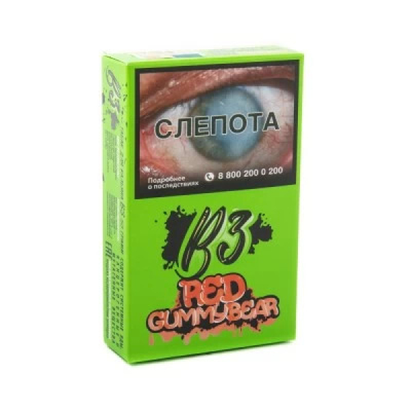 Табак B3 Red Gummy Bear (Красные Мишки Гамми) 50 гр в Иркутске