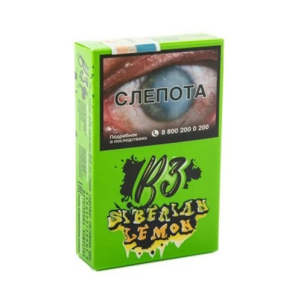 Табак B3 Siberian Lemon (Сибирский Лимон) 50 гр в Иркутске