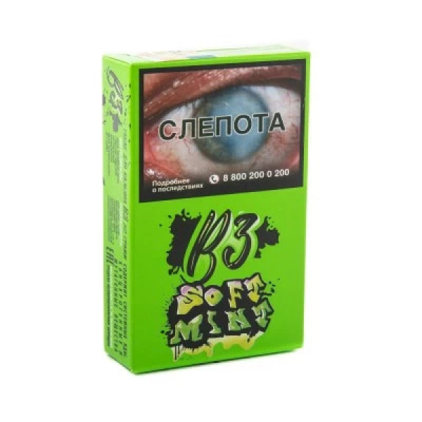 Табак B3 Soft Mint (Сладкая Мята) 50 гр в Иркутске
