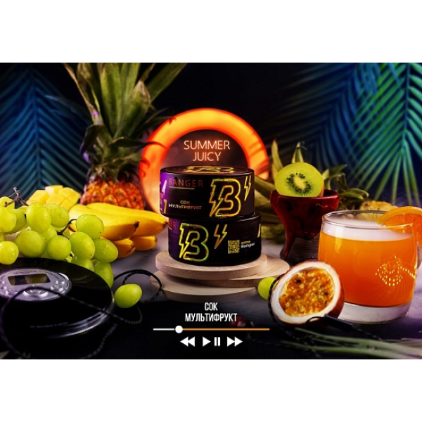 Табак Banger Summer Juicy 100 грамм в Иркутске