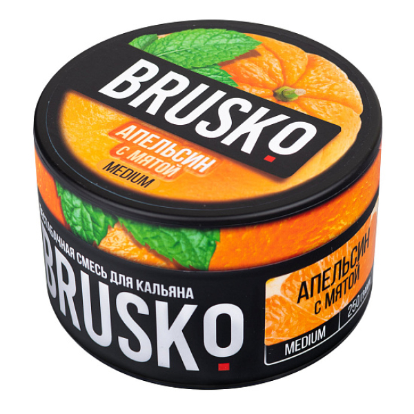Смесь BRUSKO АПЕЛЬСИН С МЯТОЙ (MEDIUM) 250 гр в Иркутске