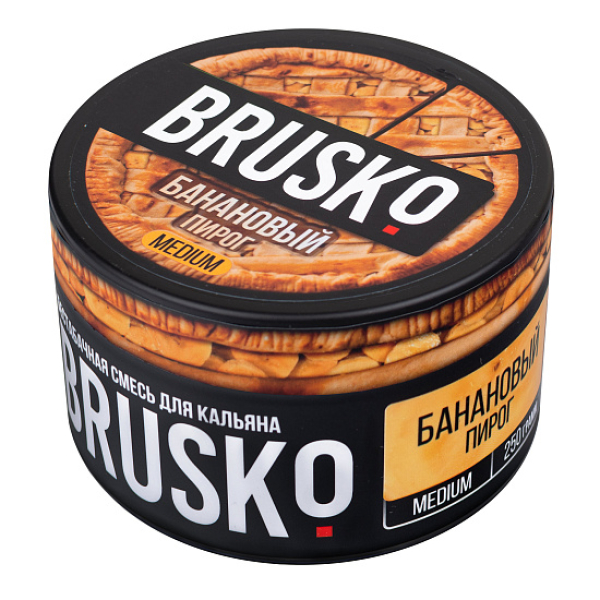 Смесь BRUSKO БАНАНОВЫЙ ПИРОГ (MEDIUM) 250 гр в Иркутске
