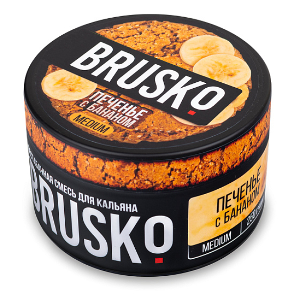 Смесь BRUSKO ПЕЧЕНЬЕ С БАНАНОМ (MEDIUM) 250 гр в Иркутске