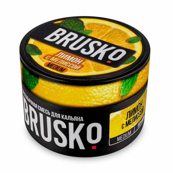 Смесь Brusko Medium Лимон мелисса 50 грамм в Иркутске