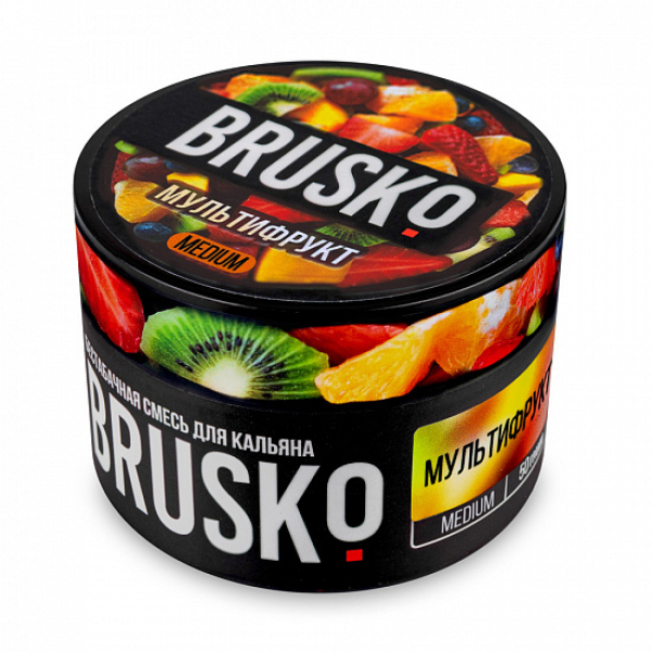 Смесь Brusko Medium Мультифрукт 50 грамм в Иркутске