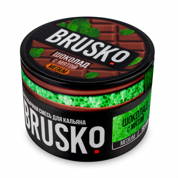 Смесь Brusko Medium Шоколад с мятой 50 грамм в Иркутске