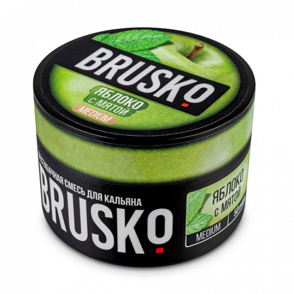Смесь Brusko Medium Яблоко с мятой 50 грамм в Иркутске