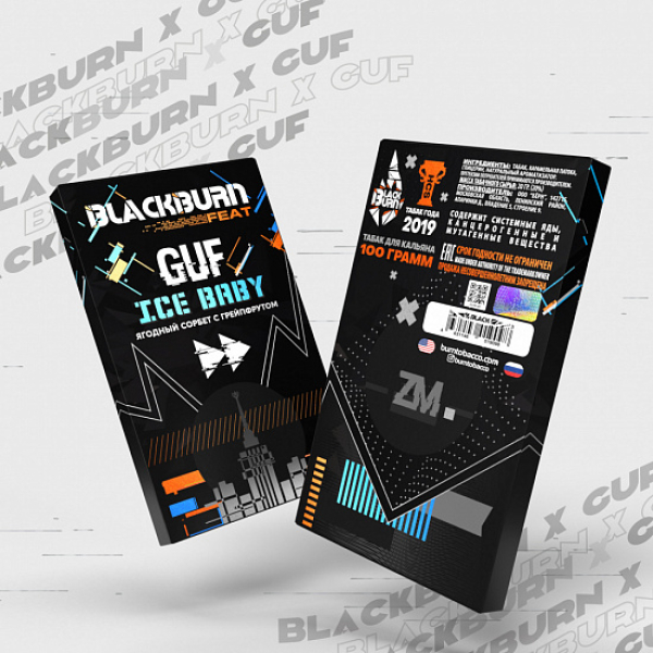 Табак Blackburn GUF Ice Baby 100 грамм в Иркутске