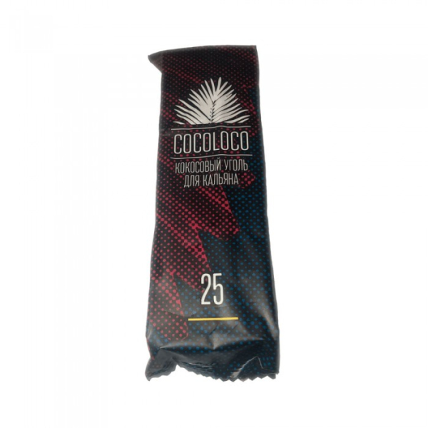 Кокосовый уголь Cocoloco 25мм - 12 шт. в Иркутске