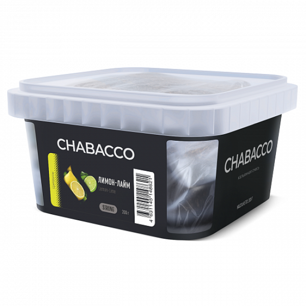 Смесь Chabacco Strong Lemon Lime (Лимон Лайм) 200 гр в Иркутске