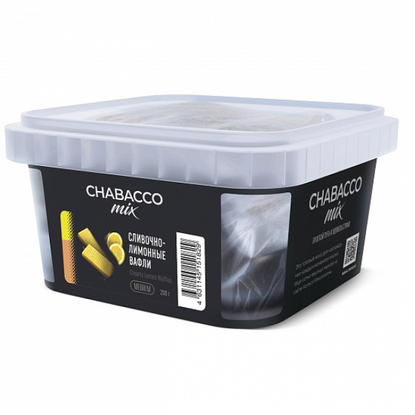Смесь Chabacco mix Creamy Lemon Waffles (Сливочно-лимонные вафли) 200 гр в Иркутске