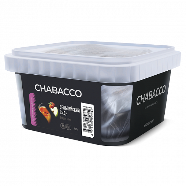 Смесь Chabacco Medium Belgian Cider (Бельгийский Сидр) 200 гр в Иркутске