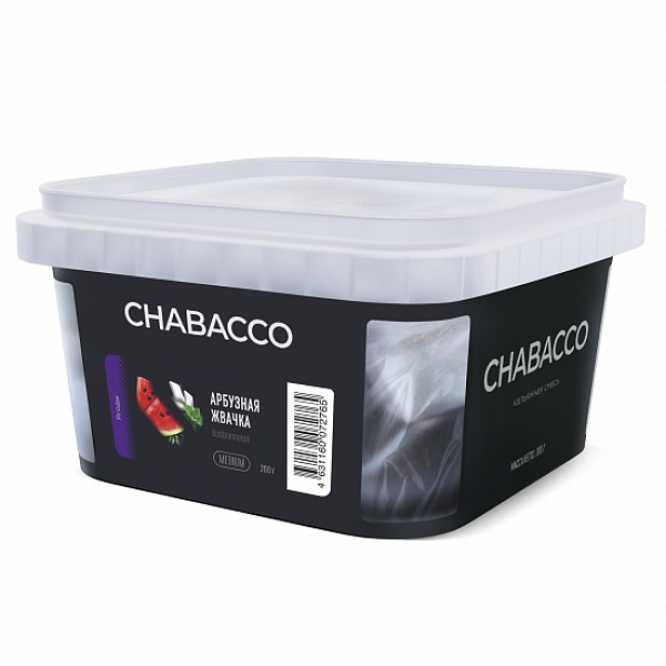 Смесь Chabacco Medium Watermelon Gum (Арбузная Жвачка) 200 гр в Иркутске