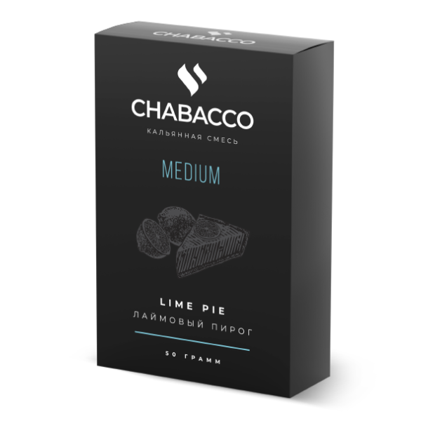 Смесь Chabacco Medium LIME PIE (ЛАЙМОВЫЙ ПИРОГ) 50 гр в Иркутске