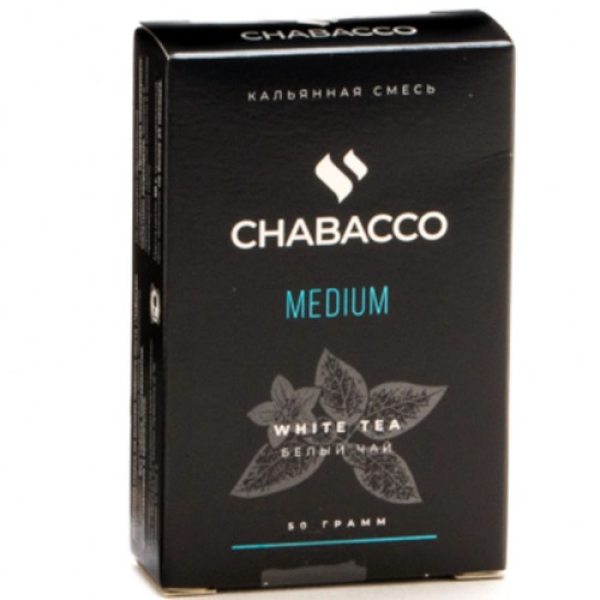 Смесь Chabacco Medium WHITE TEA (БЕЛЫЙ ЧАЙ) 50 гр в Иркутске