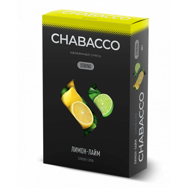 Смесь Chabacco Strong Lemon Lime 50 гр в Иркутске