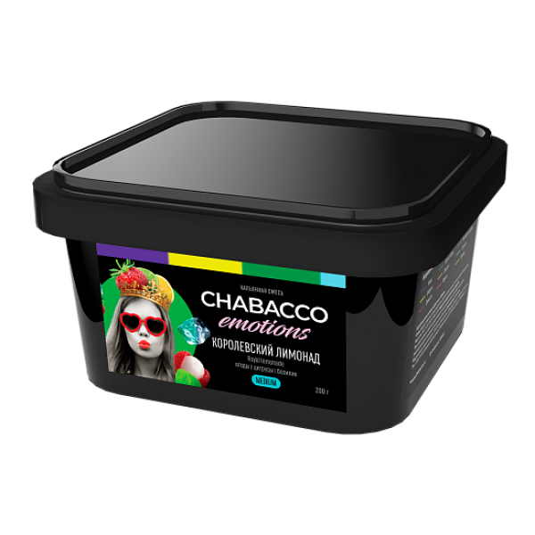 Смесь Chabacco Medium Emotions Royal lemonade (Королевский лимонад) 200 гр в Иркутске
