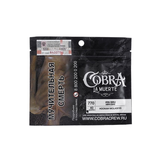 Табак Cobra La Muerte Irn Bru 40 гр в Иркутске