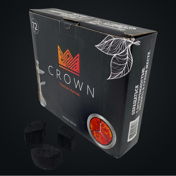 Уголь Crown KALOUD edition для кальяна (72 шт.) в Иркутске