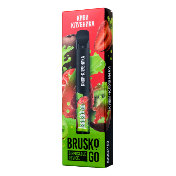Одноразовая электронная сигарета Brusko Go Киви Клубника 800 затяжек в Иркутске