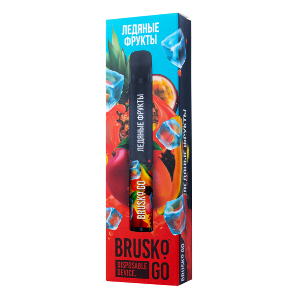 Одноразовая электронная сигарета Brusko Go Ледяные Фрукты 800 затяжек в Иркутске