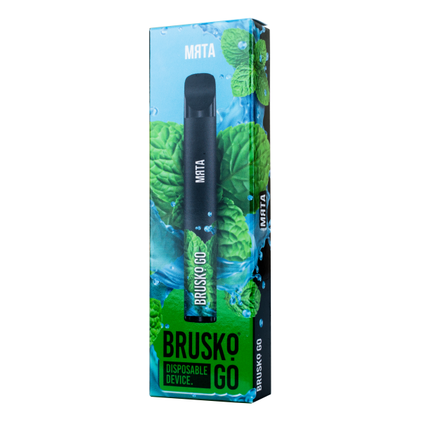 Одноразовая электронная сигарета Brusko Go Мята 800 затяжек в Иркутске