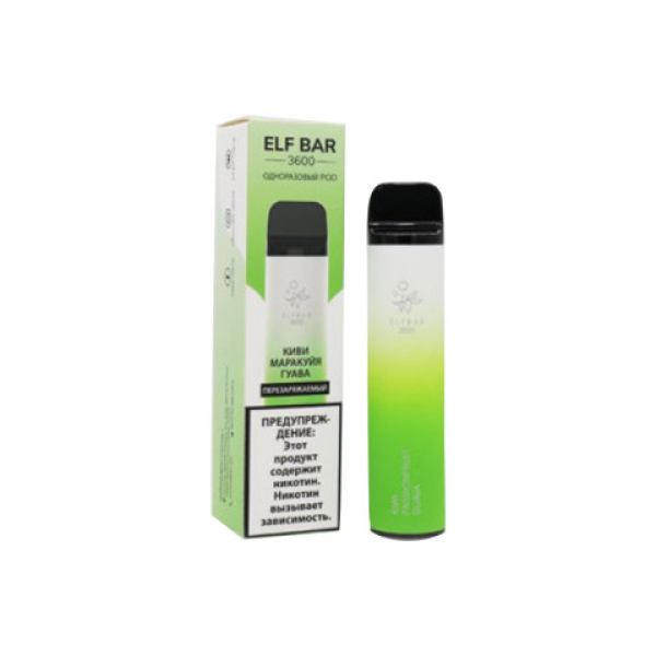 Elfbar (3600 (Киви маракуйя гуава)), 3600 тяг в Иркутске