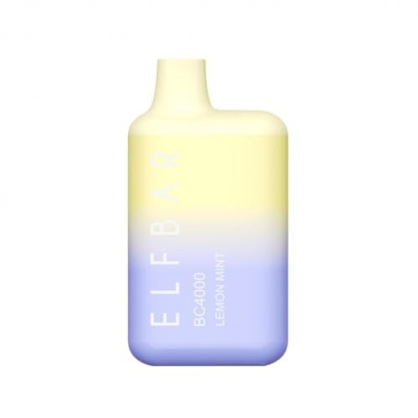 Elf Bar BC4000 Lemon Mint (Лимон с мятой), 4000 тяг в Иркутске