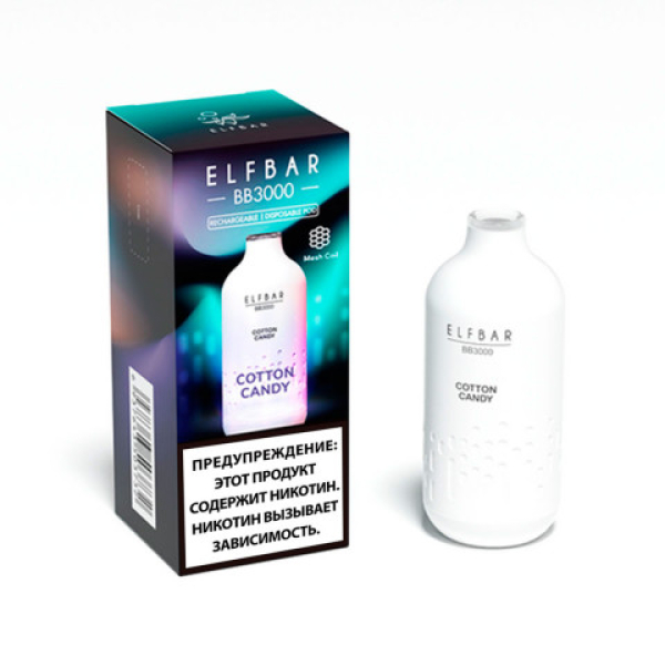 Elfbar BB3000 Сахарная вата, 3000 тяг в Иркутске