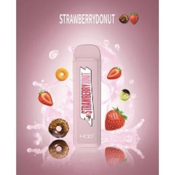 HQD MEGA Strawberry Donut (Клубничный Пончик), 1800 тяг в Иркутске