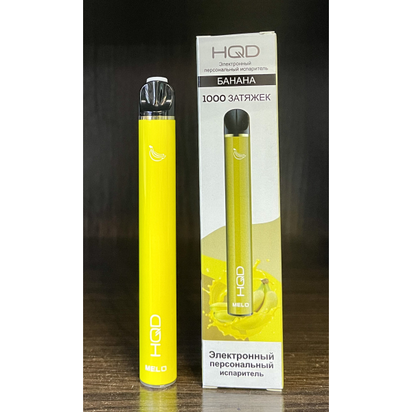 HQD melo banana (банан) 1000 затяжек в Иркутске