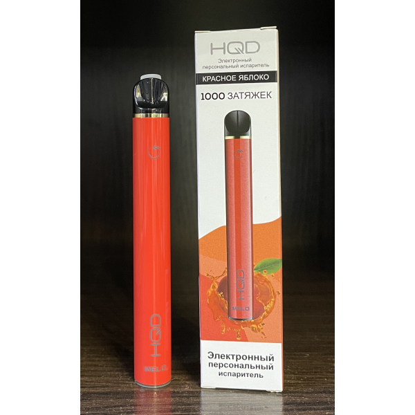 HQD melo red apple (красное яблоко) 1000 затяжек в Иркутске