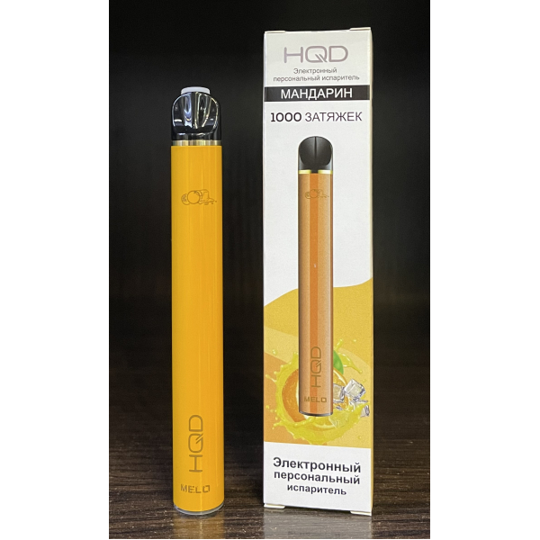 HQD melo tangerine (мандарин) 1000 затяжек в Иркутске