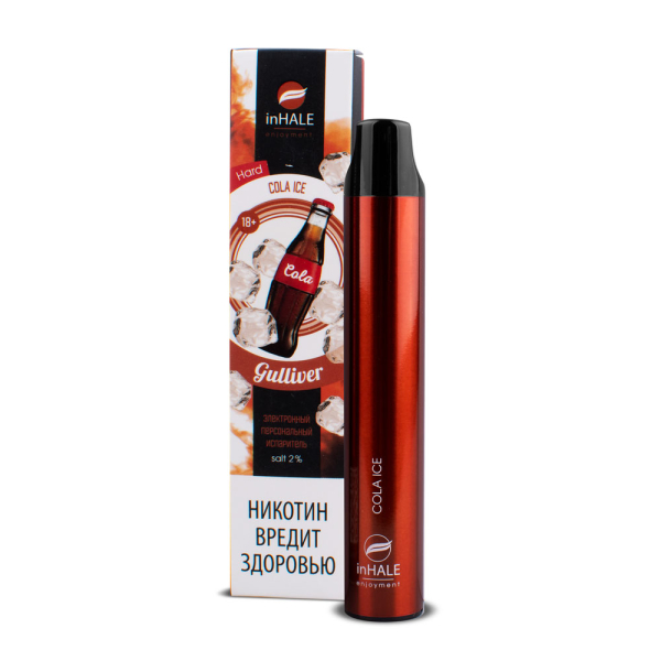 inHale Guliver Hard Cola Ice (Кола Со Льдом) 1500 затяжек в Иркутске