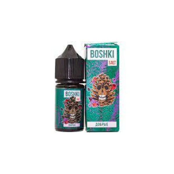 Жидкость BOSHKI Salt Добрые (Мороженное хвоя ягоды) (30 мл, 20 мг/мл) в Иркутске