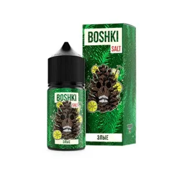 Жидкость BOSHKI Salt Злые (Лимонад ягоды хвоя) (30 мл, 20 мг/мл) в Иркутске