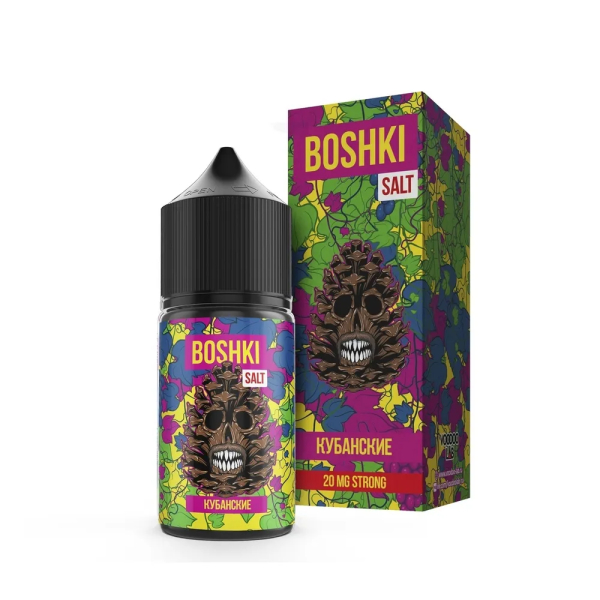 Жидкость BOSHKI Salt Кубанские (Виноград черника хвоя) (30 мл, 20 мг/мл) в Иркутске