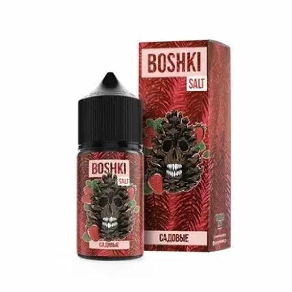 Жидкость BOSHKI Salt Садовые (клубника хвоя) (30 мл, 20 мг/мл) в Иркутске