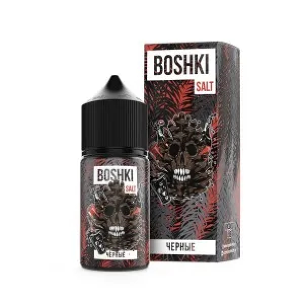 Жидкость BOSHKI Salt Черные (кола хвоя) (30 мл, 20 мг/мл) в Иркутске
