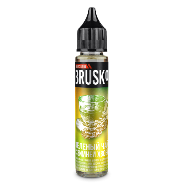 Жидкость Brusko Salt Зеленый Чай С Зимней Хвоей 30 мл в Иркутске