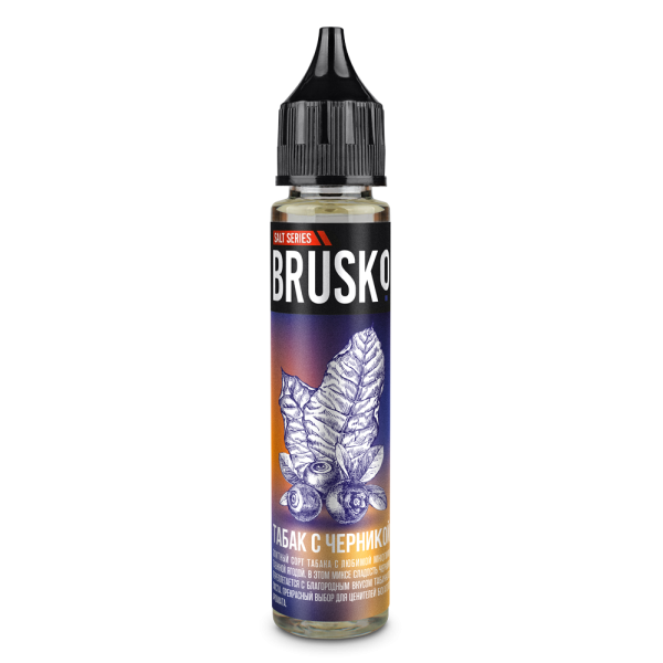 Жидкость Brusko Salt Табак С Черникой 30 мл в Иркутске